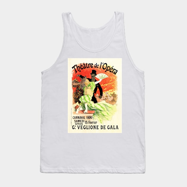 Theatre de L' Opera PARIS OPERA by Jules Cheret Vintage French Tank Top by vintageposters